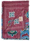 Cabana Magazine Fiamma Silk Scarf In Red