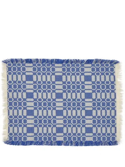Cabana Magazine Lecce Cotton Placemat In Blue