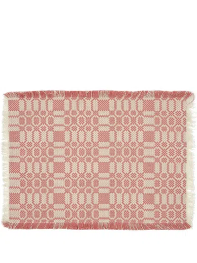 Cabana Magazine Lecce Cotton Placemat In Pink