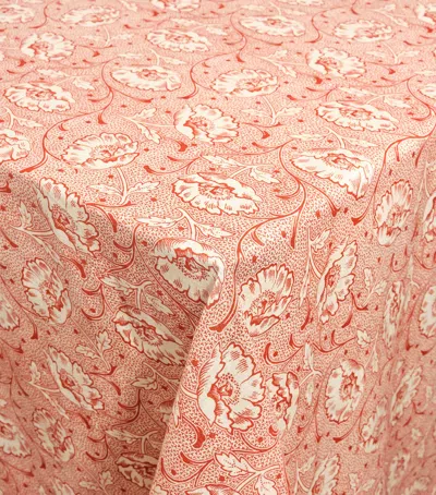 Cabana Magazine Linen Toscana Tablecloth In Pink