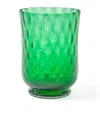 Cabana Magazine Balloton Murano Wine Glass In Green