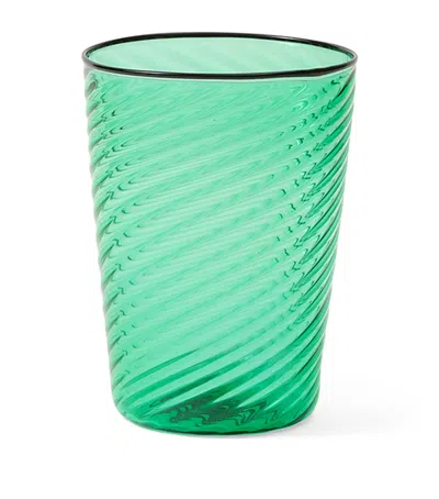 Cabana Magazine Murano Glass Venezia Tumbler In Green