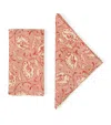 Cabana Magazine Set Of 4 Linen Toscana Napkins