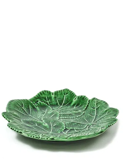 Cabana Magazine Vine Leaf Fruit Plate (21cm) In Green
