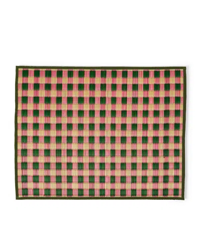 Cabana Magazine Wicker Capri Placemat In Multi
