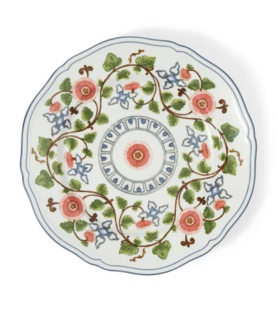 Cabana Magazine X Ginori 1735 Porcelain Martina Serving Plate In Multi