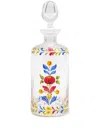 Cabana Murano Glass Watter Bottle In White