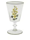 Cabana Murano Primrose Hand-painted Wine Glass (15 Cm) In Multi