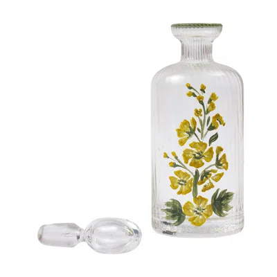 Cabana Primrose Hand-painted Bottle