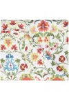 Cabana Rinascimento Linen Square Tablecloth In White