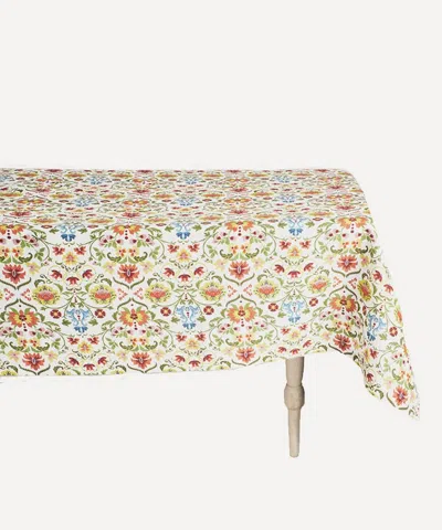 Cabana Rinascimento Rectangular 320x160cm Linen Tablecloth In Multicoloured