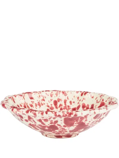 Cabana Small Speckled Bowl In Red