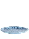 Cabana Speckled Ceramic Dinner Plate (27cm) In Blue