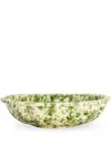 Cabana Speckled Serving Bowl (34cm) In Green