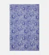 Cabana Toscana Printed Linen Tablecloth In Blue
