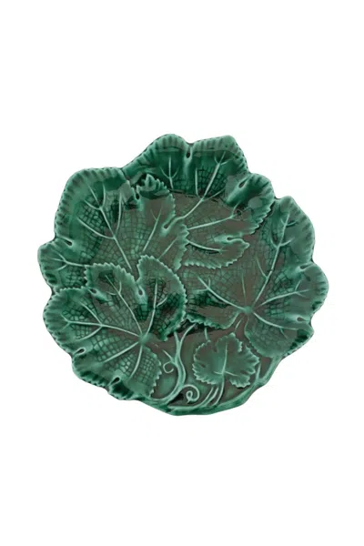 Cabana Vine Leaf Fruit Plate In Green