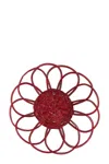 Cabana 'wicker' Tablecloth In Red