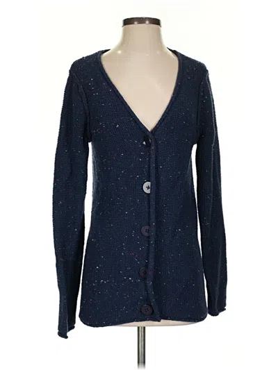 Pre-owned Cabela's Cardigan Sweater In Blue