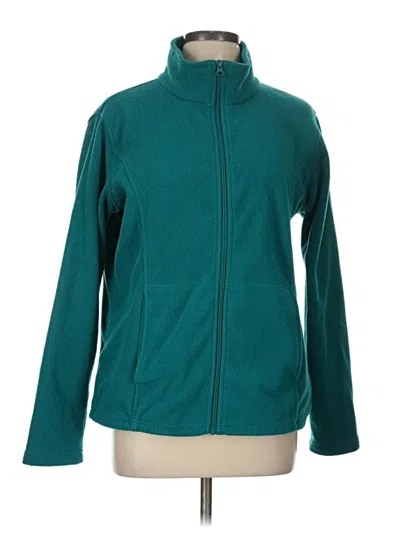 Pre-owned Cabela's Cardigan Sweater In Teal