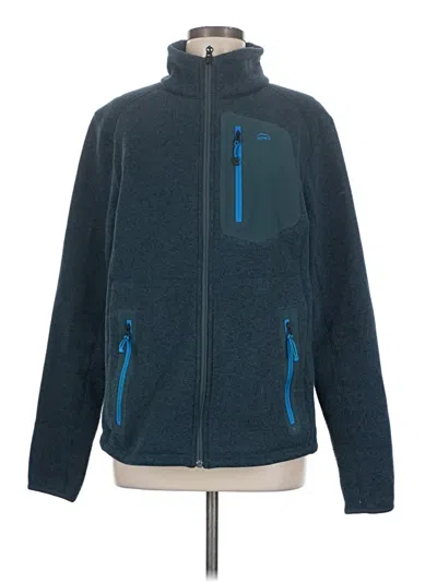 Pre-owned Cabela's Fleece Jacket In Blue