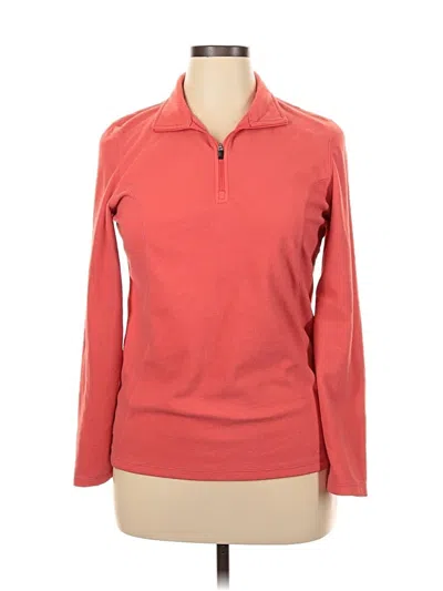 Pre-owned Cabela's Fleece Jacket In Orange