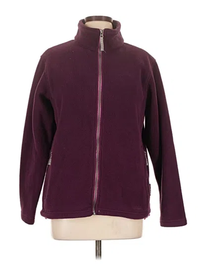 Pre-owned Cabela's Fleece Jacket In Purple