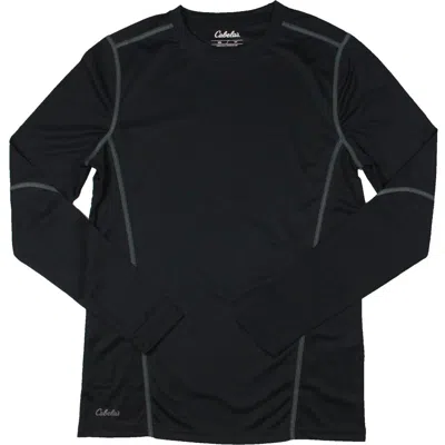 Cabela's Mtp Womens Tech Weight Crewneck Shirts & Tops In Black