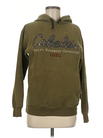 Pre-owned Cabela's Pullover Hoodie In Green