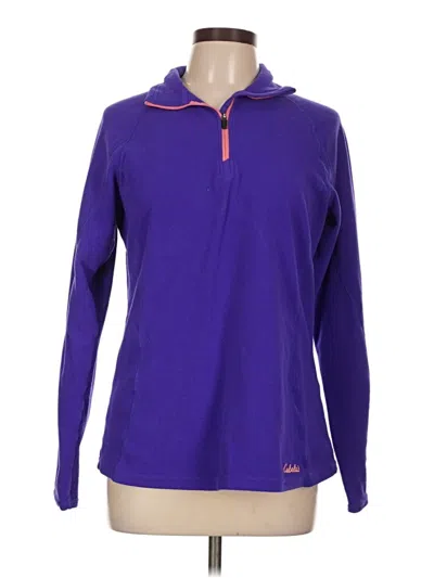 Pre-owned Cabela's Pullover Hoodie In Purple