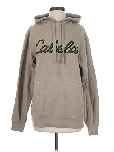 Pre-owned Cabela's Pullover Hoodie In Tan