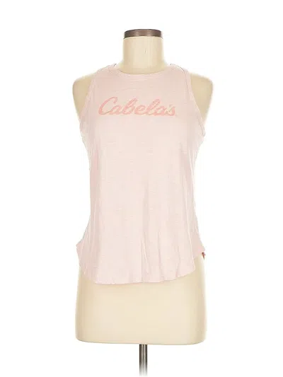 Pre-owned Cabela's Sleeveless T-shirt In Pink
