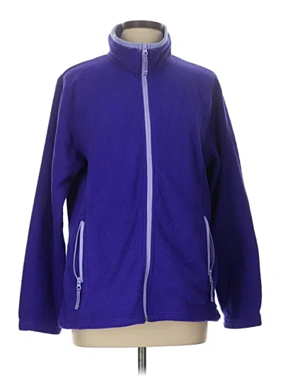 Pre-owned Cabela's Track Jacket In Purple
