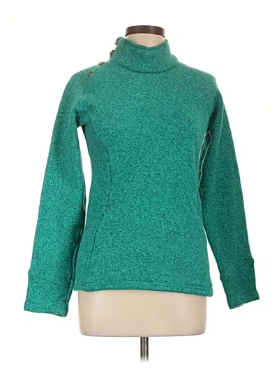 Pre-owned Cabela's Turtleneck Sweater In Green