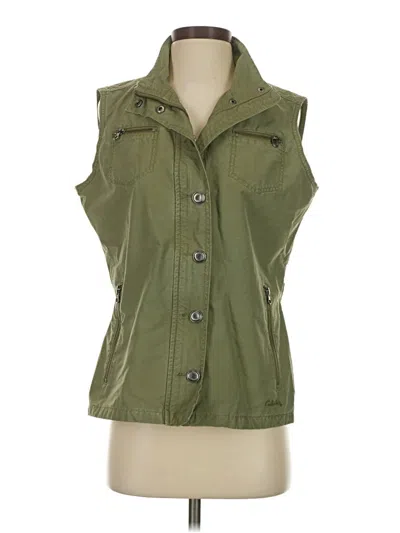 Pre-owned Cabela's Vest In Green