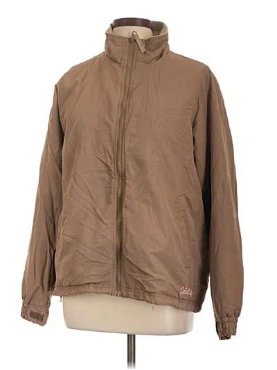Pre-owned Cabela's Windbreaker Jacket In Brown