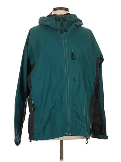 Pre-owned Cabela's Windbreaker Jacket In Teal