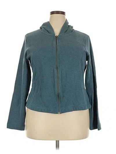Pre-owned Cabela's Zip Up Hoodie In Blue