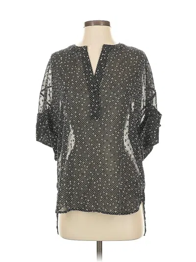 Pre-owned Cabi 3/4 Sleeve Blouse In Black