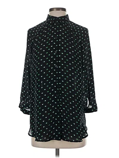 Pre-owned Cabi 3/4 Sleeve Blouse In Black