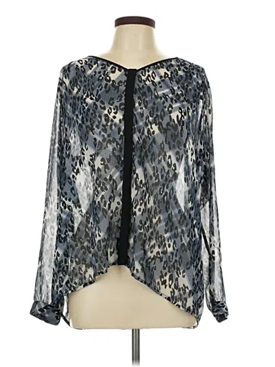 Pre-owned Cabi 3/4 Sleeve Blouse In Blue