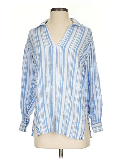 Pre-owned Cabi 3/4 Sleeve Blouse In Blue