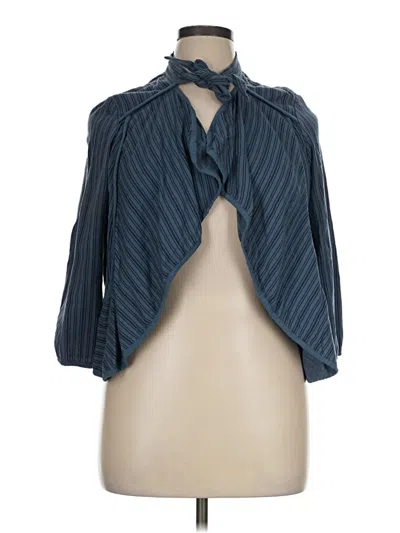 Pre-owned Cabi 3/4 Sleeve Blouse In Blue
