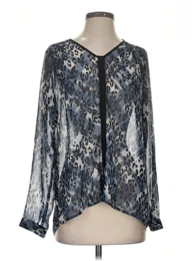 Pre-owned Cabi 3/4 Sleeve Blouse In Blue