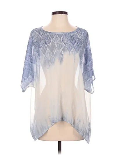 Pre-owned Cabi 3/4 Sleeve Blouse In Blue