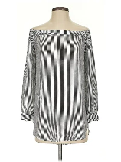 Pre-owned Cabi 3/4 Sleeve Blouse In Gray