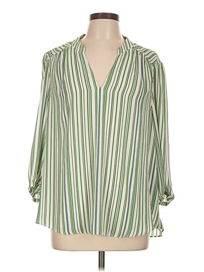 Pre-owned Cabi 3/4 Sleeve Blouse In Green