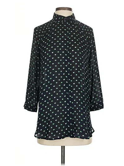 Pre-owned Cabi 3/4 Sleeve Blouse In Green