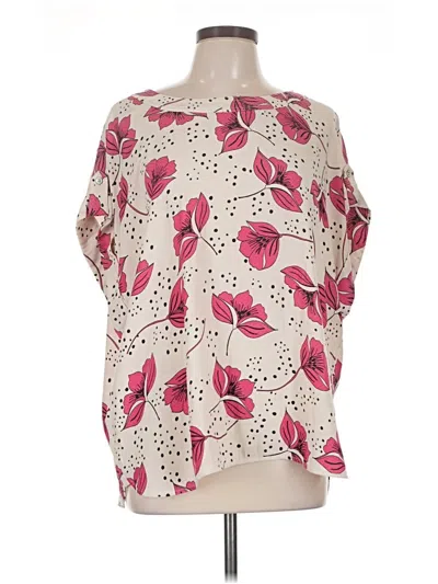 Pre-owned Cabi 3/4 Sleeve Blouse In Pink