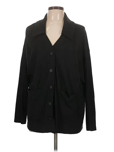 Pre-owned Cabi 3/4 Sleeve Button Down Shirt In Black