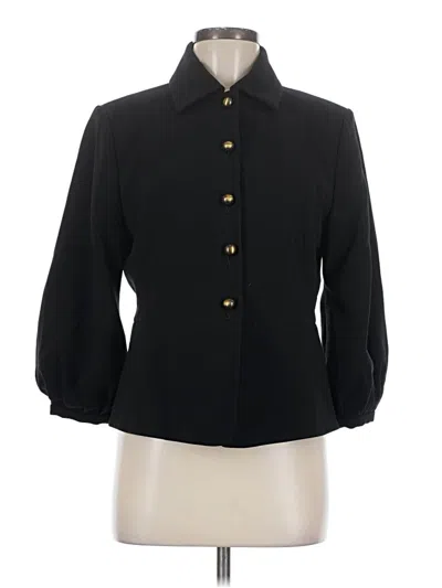 Pre-owned Cabi 3/4 Sleeve Button Down Shirt In Black